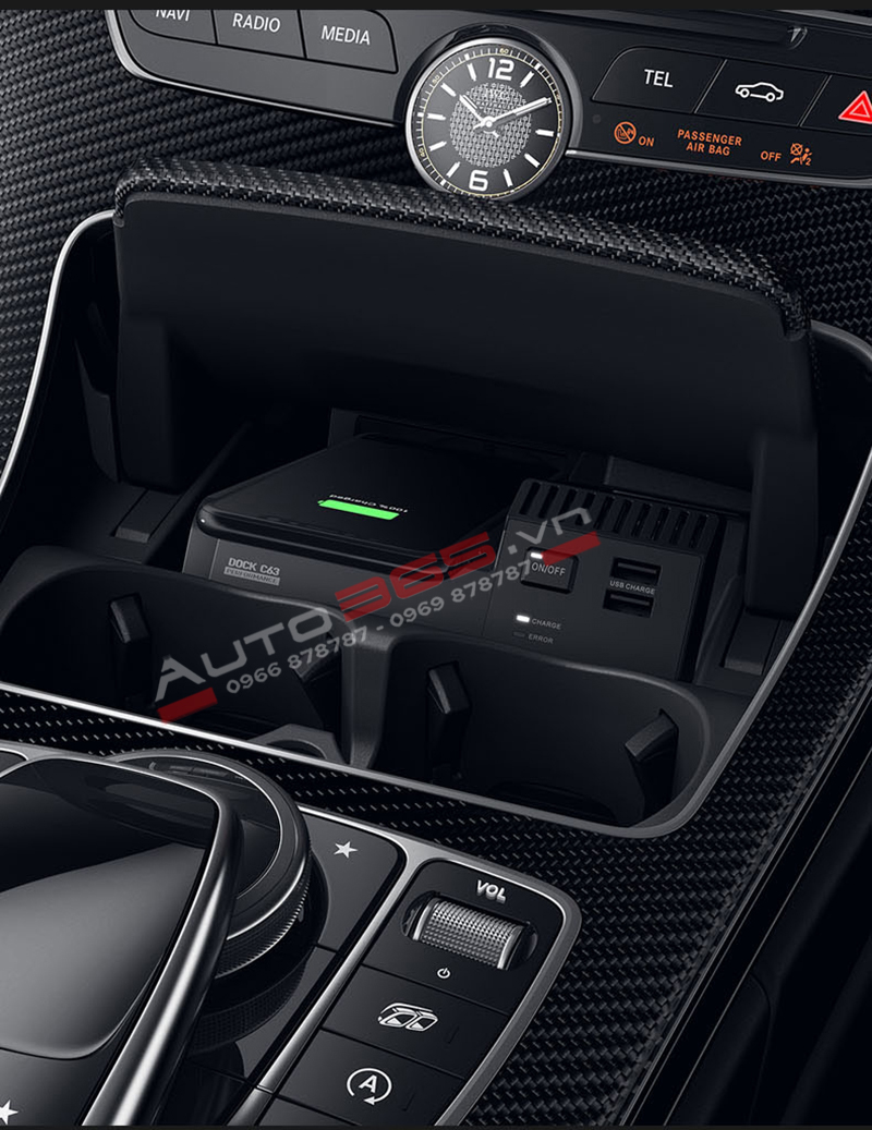 Bộ sạc không dây usb cho Mercedes GLC - Class